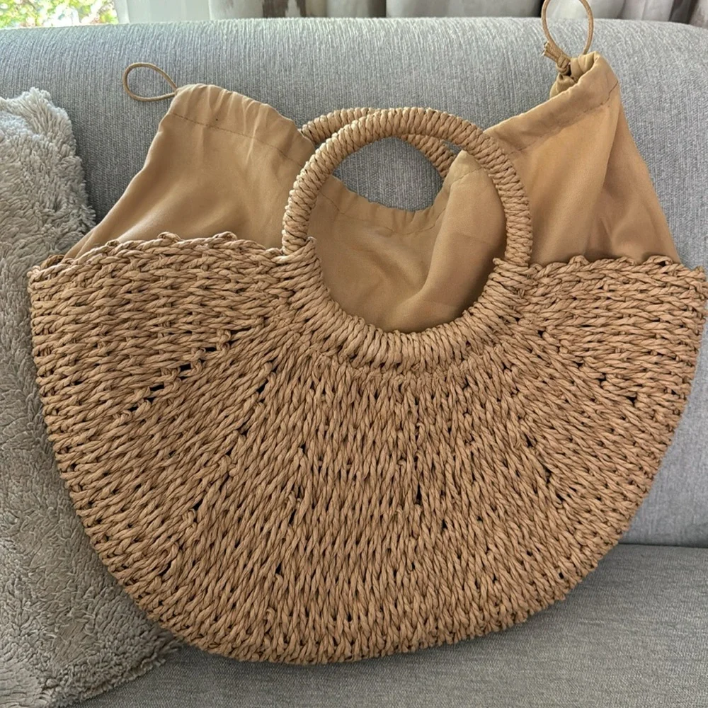 Beach bag - Rattan - Picture 3 of 3